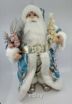 December Diamonds Nautical Coastal Santa Claus Christmas Decor Figure Christmas