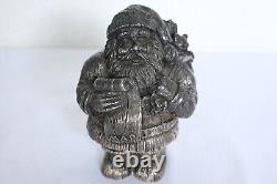 Decorative Silver Figure Santa Claus Made of 925 Silver #10546