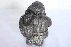 Decorative Silver Figure Santa Claus Made of 925 Silver #10546