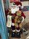 Deluxe Life Size 6ft Tall Santa Claus With Teddy Bears And Toys