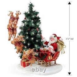 Department 56 Possible Dreams Here Comes Santa Claus Light Up Figurine 6012249