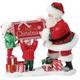 Dept. 56 Possible Dreams Santa Claus Figurine Merry Christmas Sign Kids 6013916