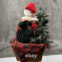 Dept 56 SANTA Through the Woods Possible Dreams Figure LED Christmas NIB 12x19