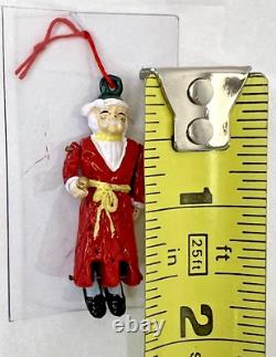 Dept 56 Tiny Trimmings Ornaments Mini Pewter Articulated Christmas Characters