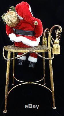 Designer 24 Santa Claus Christmas Doll Decoration Gorgeous High End Details