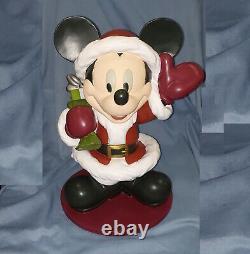 Disney Mickey Mouse Big Fig Statue Santa Claus 14 Fab 5