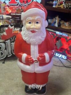 Don Featherstone 40 Christmas Blow Mold Santa Claus Holiday Decor