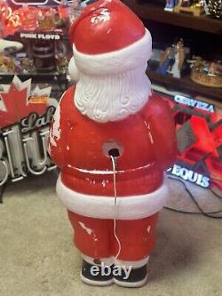 Don Featherstone 40 Christmas Blow Mold Santa Claus Holiday Decor