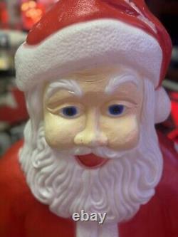 Don Featherstone 40 Christmas Blow Mold Santa Claus Holiday Decor