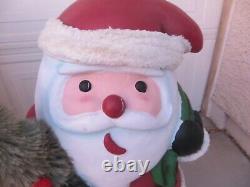 EXCELLENT Members Mark Santa Claus 31 Resin Figure Statue In Original Box RARE