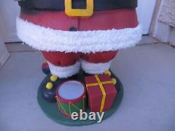 EXCELLENT Members Mark Santa Claus 31 Resin Figure Statue In Original Box RARE