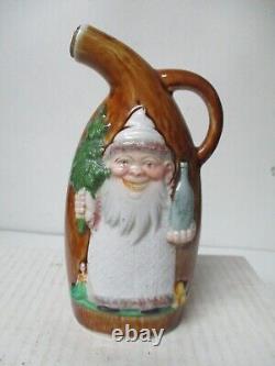 Early 1900's Vintage SCHAFER VATER CHRISTMAS SANTA CLAUS FLASK