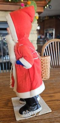 Early Vintage Composition Western Germany Christmas Santa Claus Figure Doll 14