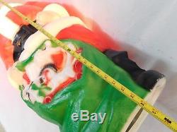 Empire SANTA CLAUS Plastic BLOW MOLD Vintage 46 Xmas Christmas Light Up Figure