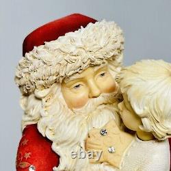 Enesco The Heart of Christmas Santa Claus With Child Figure 4034453 9