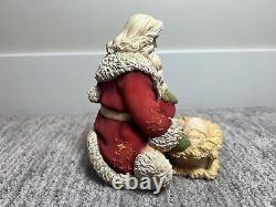 Enesco The Heart of Christmas, Santa With Baby Jesus, RARE And Retired