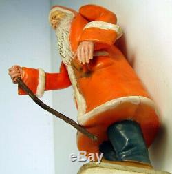 Extremely RARE French c1880 Santa Claus celluloid lrg 14 inches figure A++++