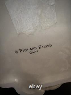 FITZ & FLOYD 12 ENCHANTED HOLIDAY SANTA CLAUS FIGURINE CHRISTMAS Pitcher