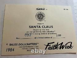 Faith Wick St. Nicholas Santa Claus Father Time Christmas Figure 1984