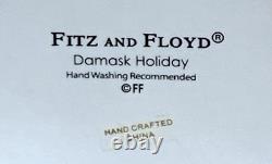 Fitz & Floyd Damask Holiday Santa Claus Figure Pitcher