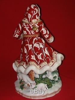 Fitz and Floyd TOWN & COUNTRY Santa Claus Figurine Figure Statue Christmas BIG
