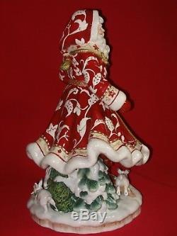 Fitz and Floyd TOWN & COUNTRY Santa Claus Figurine Figure Statue Christmas BIG