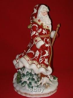 Fitz and Floyd TOWN & COUNTRY Santa Claus Figurine Figure Statue Christmas BIG