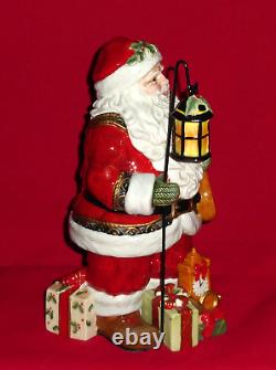 Fitz and Floyd YULETIDE TRADITIONS Figurine Figure Santa Claus Christmas Lantern