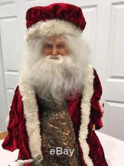Franklin Mint Father Christmas Victorian Santa Claus Doll Limited Edition A660