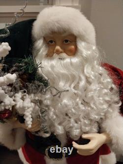 Free Standing Santa Claus Figure Christmas Decor 36 3 Feet Tall