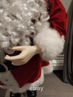 Free Standing Santa Claus Figure Christmas Decor 36 3 Feet Tall