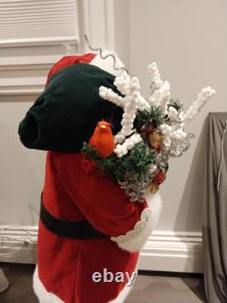 Free Standing Santa Claus Figure Christmas Decor 36 3 Feet Tall