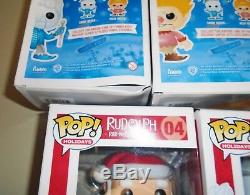 Funko Pop Holidays Lot 1-5 Year Without Santa Claus and Rudolph figures