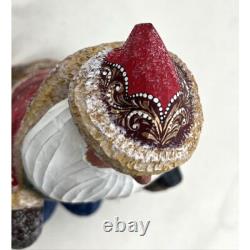 G. DeBrekht Old World Santa Claus Wood Figure 7 Tall Signed Numbered 264/300