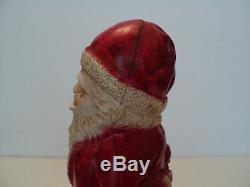GREAT 1940's EARLY PLASTIC (CELLULOID) SANTA CLAUS CANDY CONTAINER, JAPAN