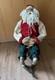Gathered Traditions Joe Spencer Candy Cane Santa Claus Christmas Figure 13