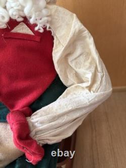 Gathered Traditions Joe Spencer Candy Cane Santa Claus Christmas Figure 13
