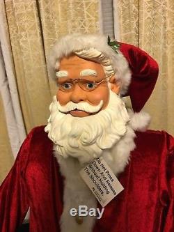 Gemmy 5 Animated Life Size SANTA CLAUS SINGING Christmas Songs