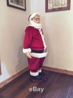 Gemmy Animated 50 Santa Claus Selling For Parts Or Repair Only