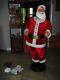 Gemmy Animated Singing Dancing Santa Claus 5' Life Size With Microphone And All