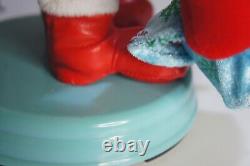 Gemmy Animated Snowflake Spinning Snowman Snow Miser Blue TESTED WORKS READ