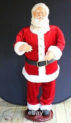 Gemmy Life Size Santa 5 Foot Animated Singing and Dancing Santa Claus Christmas