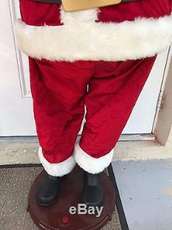 Gemmy Life Size Santa Claus Animated Singing And Dancing