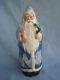 German Paper Mache Candy Container. Santa Claus In Blue