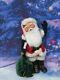 Giant 30 Annalee Classic Santa Claus Doll With Toy Bag On Stand #621002