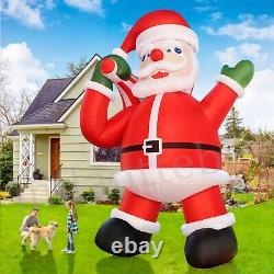 Giant 33Ft Premium Christmas Inflatable Santa Claus for Outdoor Yard Decoration