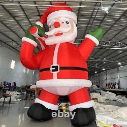 Giant 33Ft Premium Christmas Inflatable Santa Claus for Outdoor Yard Decoration