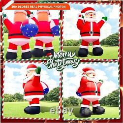 Giant 33Ft Premium Christmas Inflatable Santa Claus for Outdoor Yard Decoration