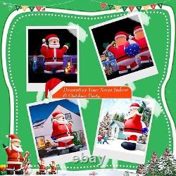 Giant 33Ft Premium Christmas Inflatable Santa Claus for Outdoor Yard Decoration