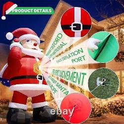 Giant 33Ft Premium Christmas Inflatable Santa Claus for Outdoor Yard Decoration